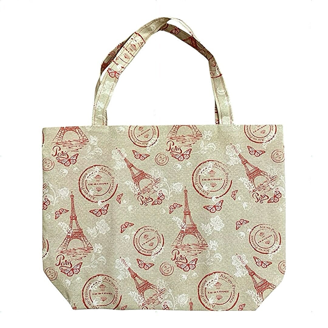 Sac cabas un petit air de Paris-Fait main