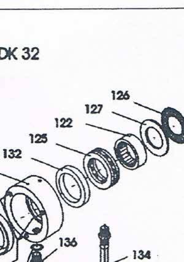 pos 128 axialllagerschijf  weka 22-32