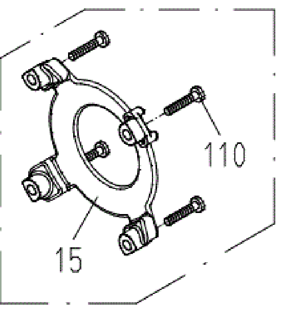 Pos 15 tussen deksel Weka DK15