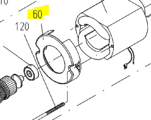 Pos 60 Luchtgeleidings ring Weka dk 15