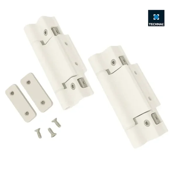 T940026 Bisagra 3 cuerpos apertura batiente TECHNAL (Pack: 2 unidades)