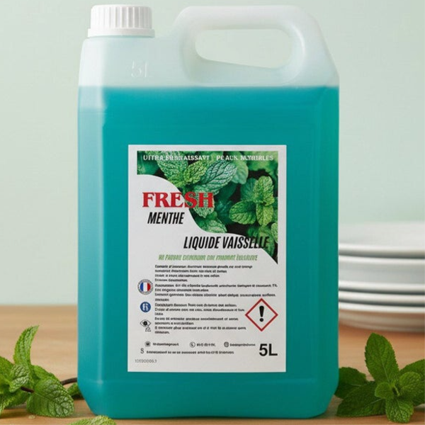 LIQUIDE VAISSELLE : Menthe 5L