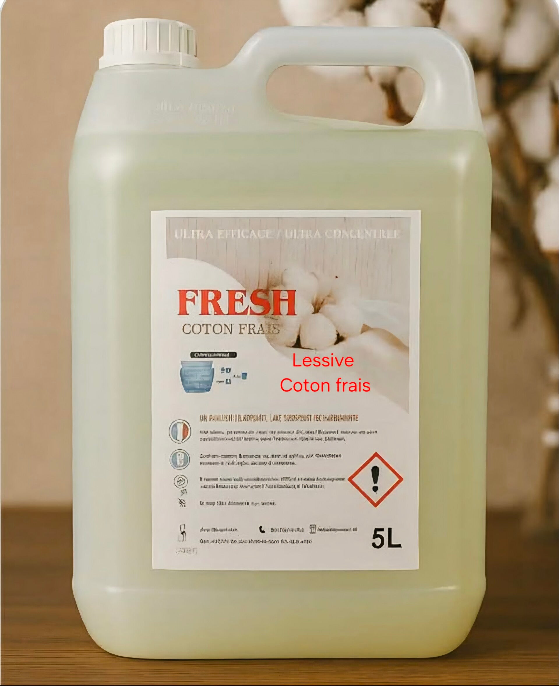 NOUVEAUTÉS LESSIVE : Coton Frais 5L