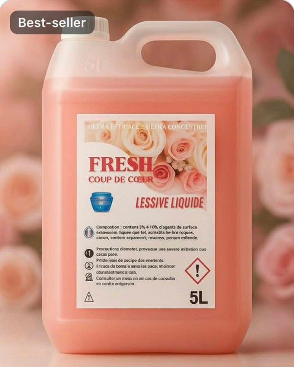 LESSIVE : 2 en 1 coup de coeur 5L