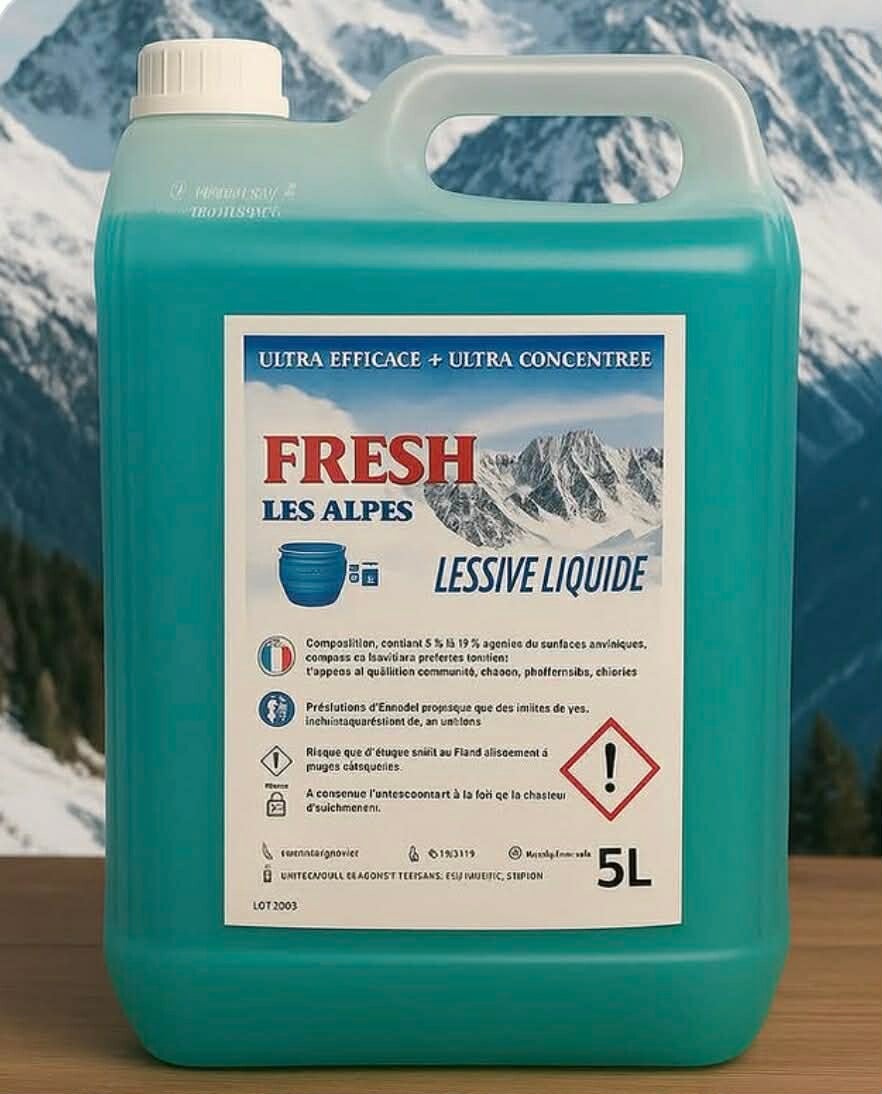 LESSIVES : Alpes 5L