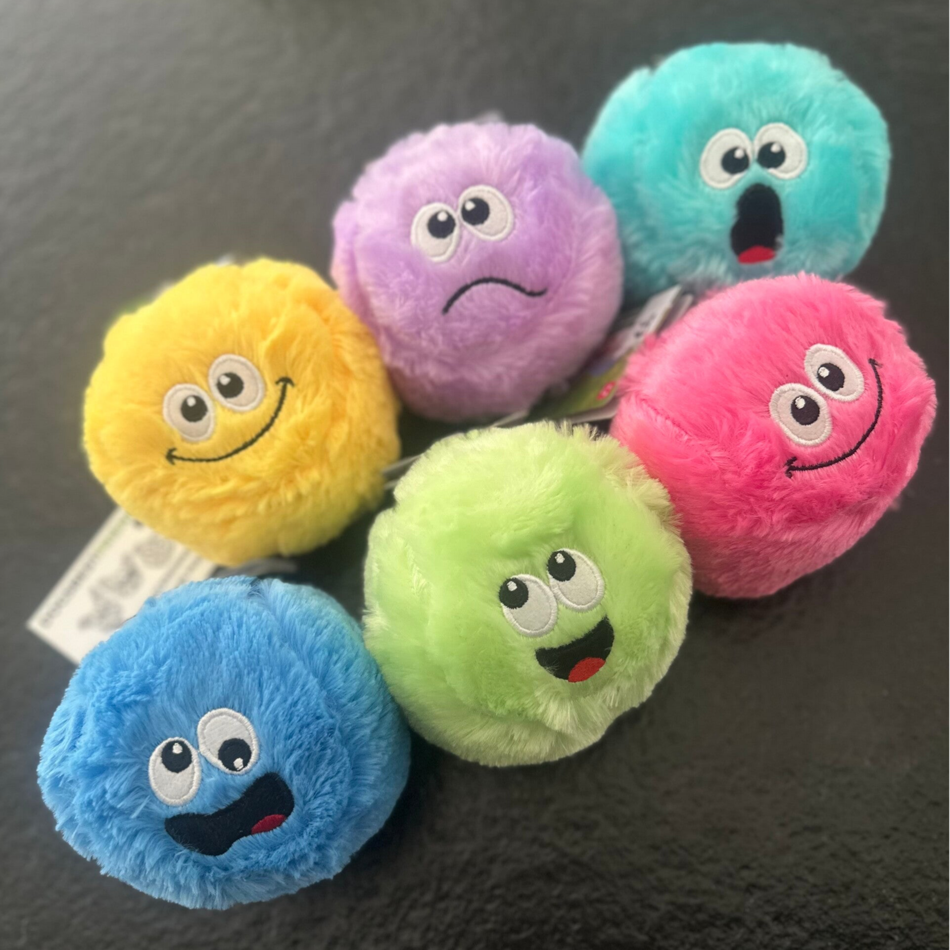 Pluche Bal Smiley