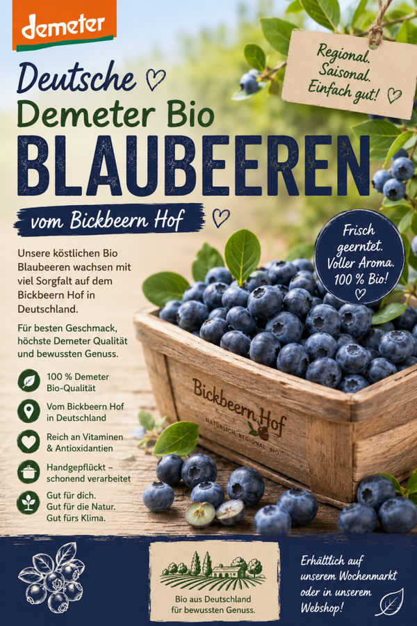 Demeter Bio Blaubeeren