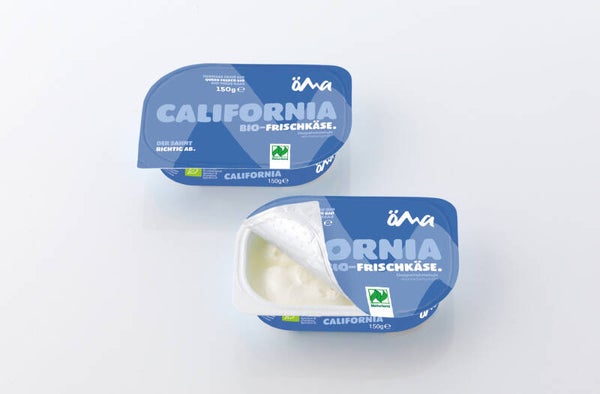 ÖMA California Natur -echte, pure roomkaas, niets anders!