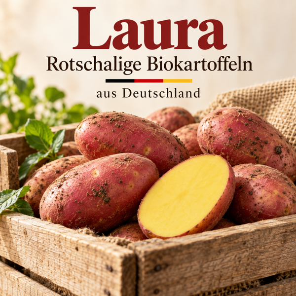 Laura - rotschalige Biokartoffel aus Deutschland