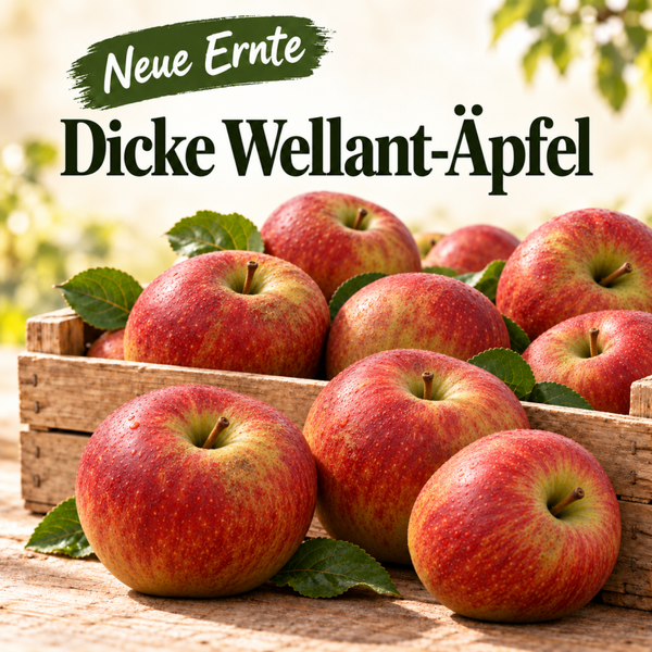 Neue Ernte Wellant Äpfel aus der Region