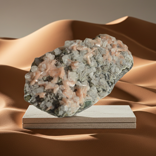 Apofylliet met Stilbiet 22*9cm, 1,7 kilo