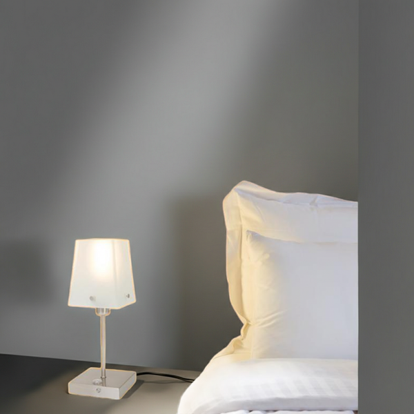 Tafel bed lamp lichtsensor/timer staal