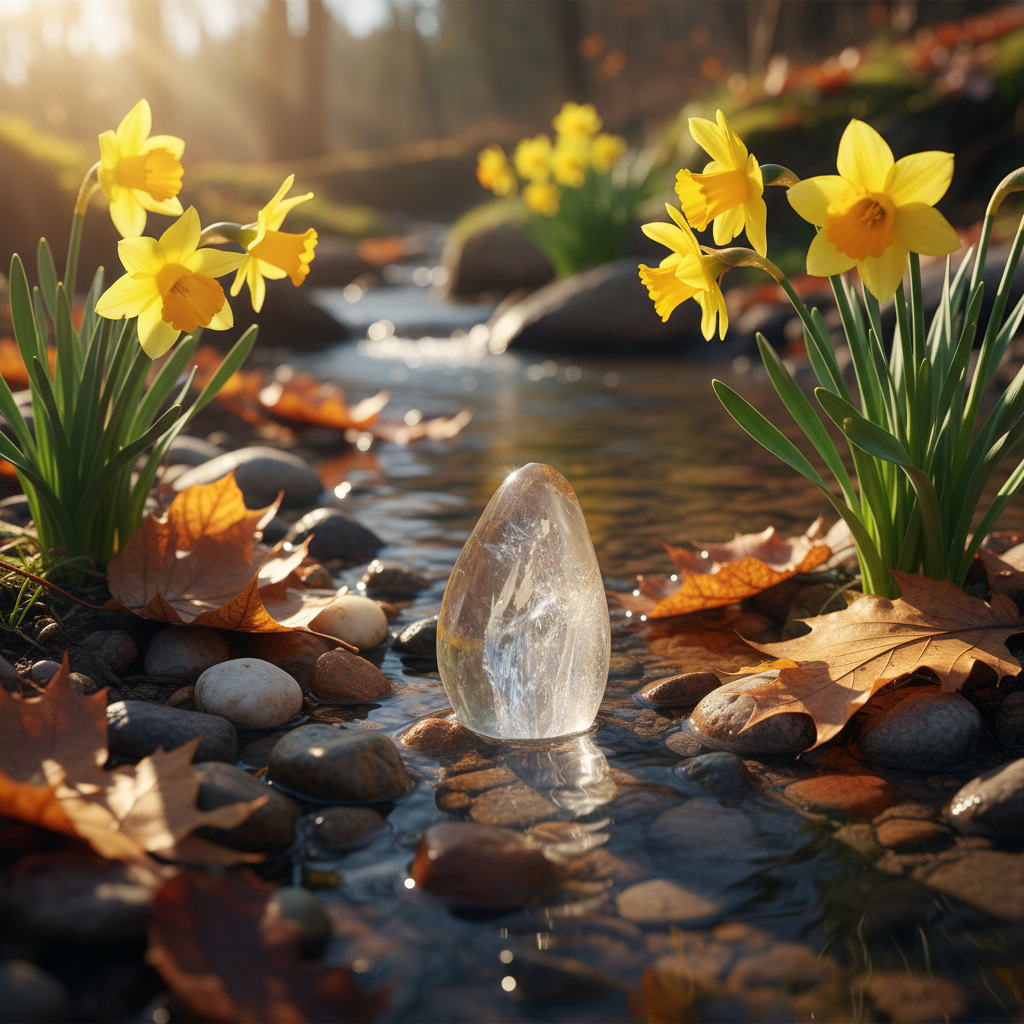 Bergkristal gepolijst sculptuur 320 gram