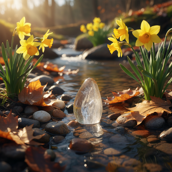 Bergkristal gepolijst sculptuur 320 gram