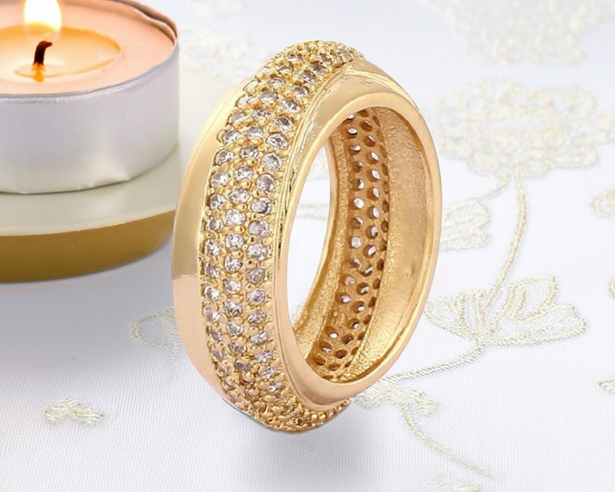 Ring Marakesh 18 karaats RVS maat 18