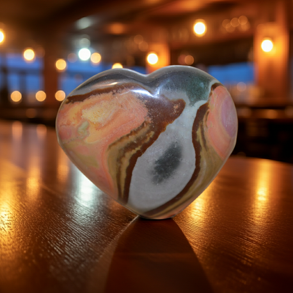 Polychroom Jaspis Hart