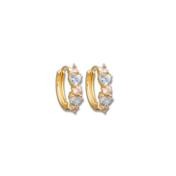 PRE ORDER blue hearts hoops