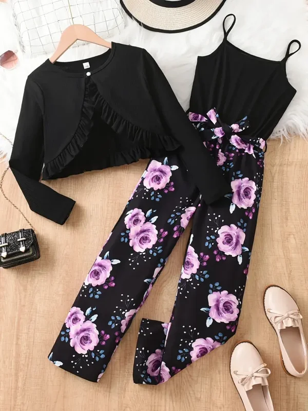 GOKISTOTR Elegantes Mädchen 2-teiliges Set