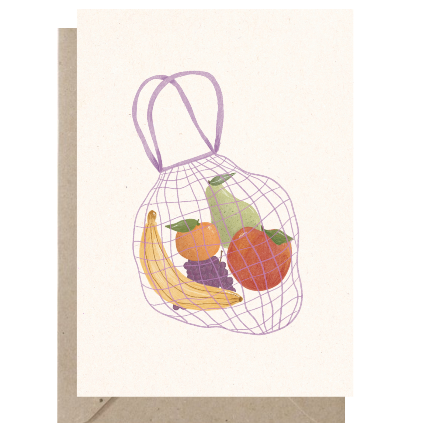 Ansichtkaart | Netje Vol Fruit