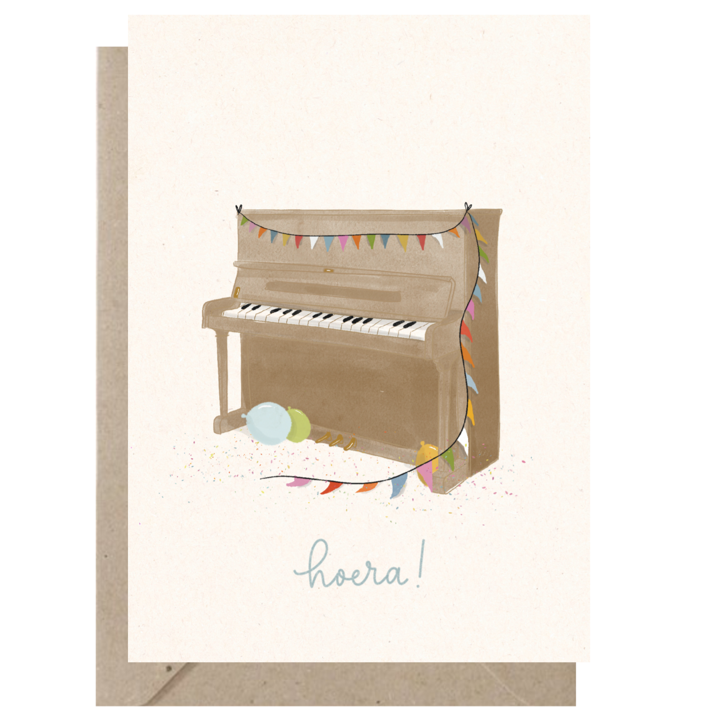 Ansichtkaart | Verjaardagsmuziek