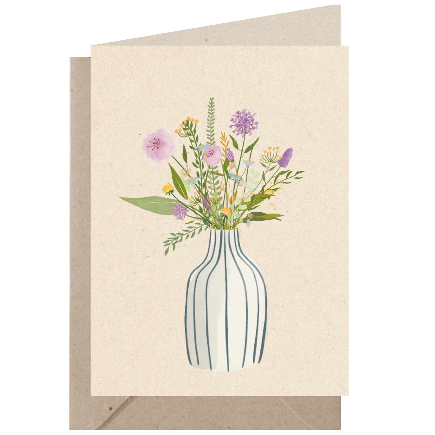 Gevouwen Kaart | Boeket
