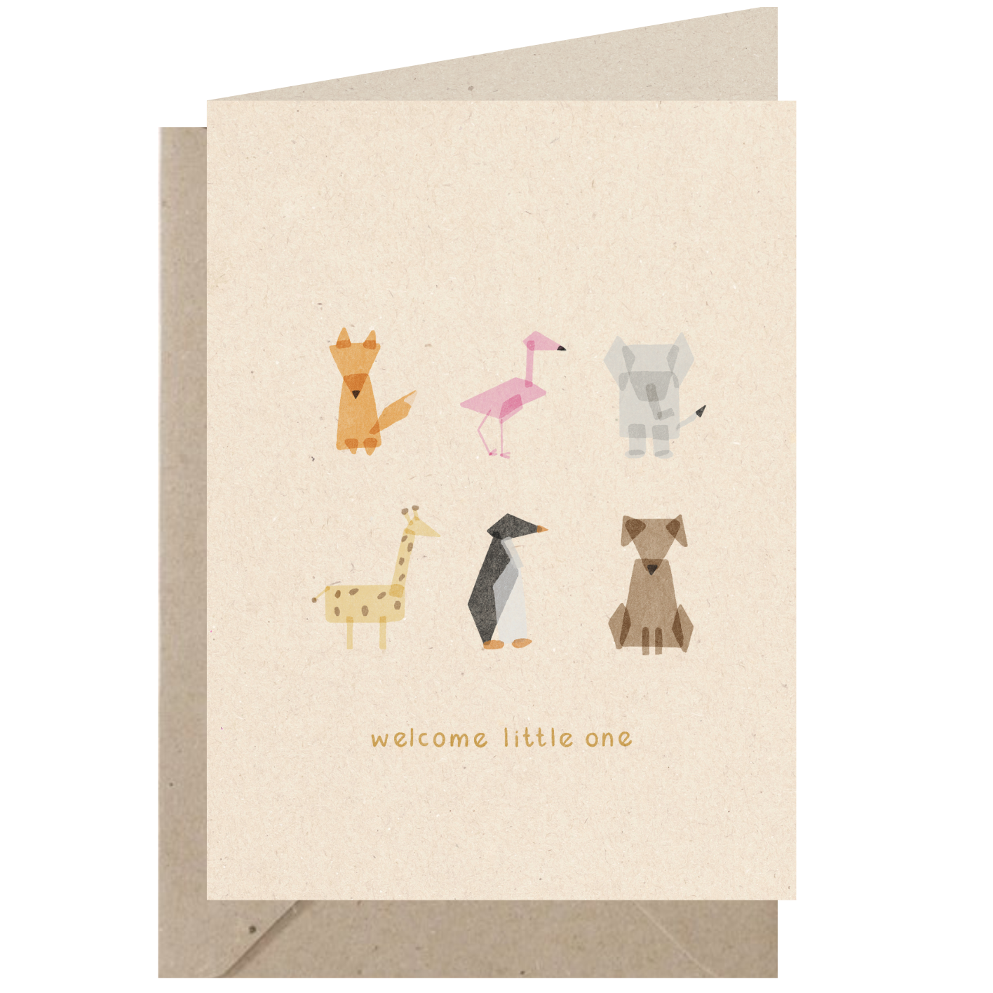Gevouwen Kaart | Dieren