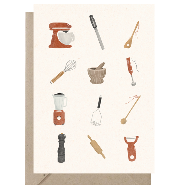 Ansichtkaart | In de keuken | B2B