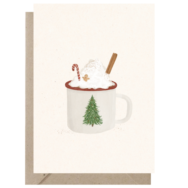 Ansichtkaart | Kerst in een Mok | B2B