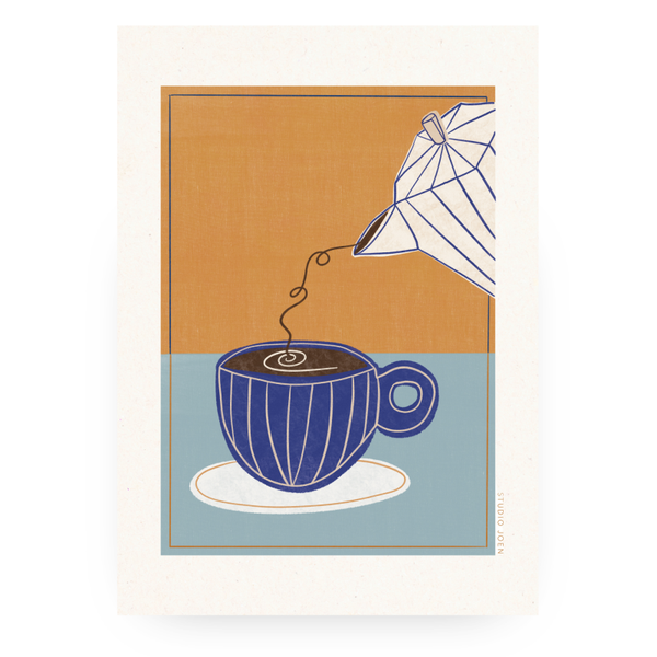 Poster 'Café Crème' | A4 | B2B