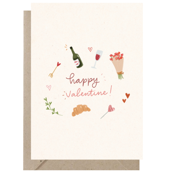 Ansichtkaart | Happy Valentine