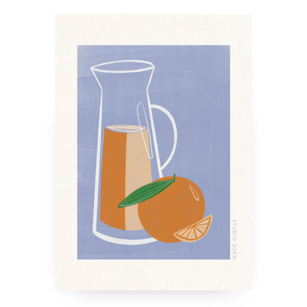 Poster 'Jus d'orange' | A4 | B2B