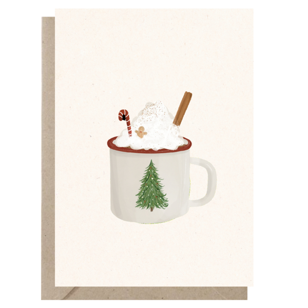 Ansichtkaart | Kerst in een Mok