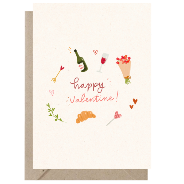 Ansichtkaart | Happy Valentine