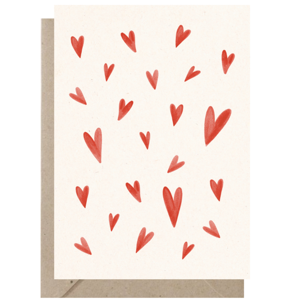 Ansichtkaart | Hartjes | B2B