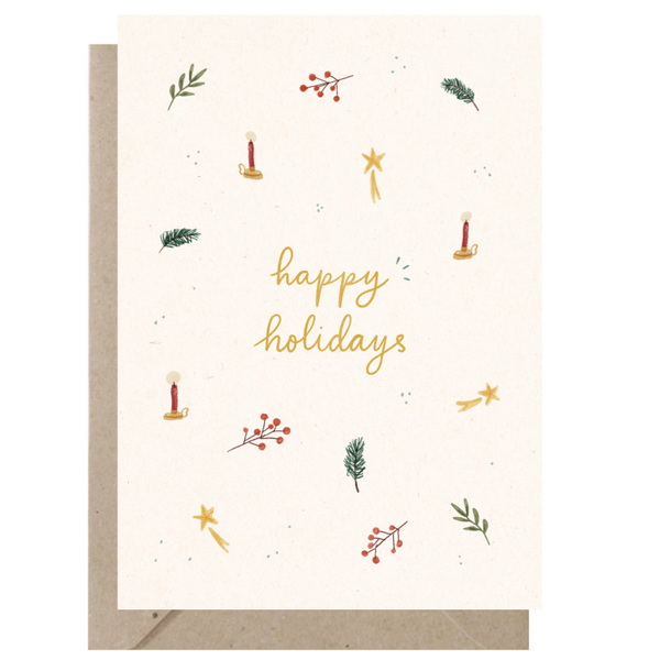 Ansichtkaart | Happy Holidays | B2B