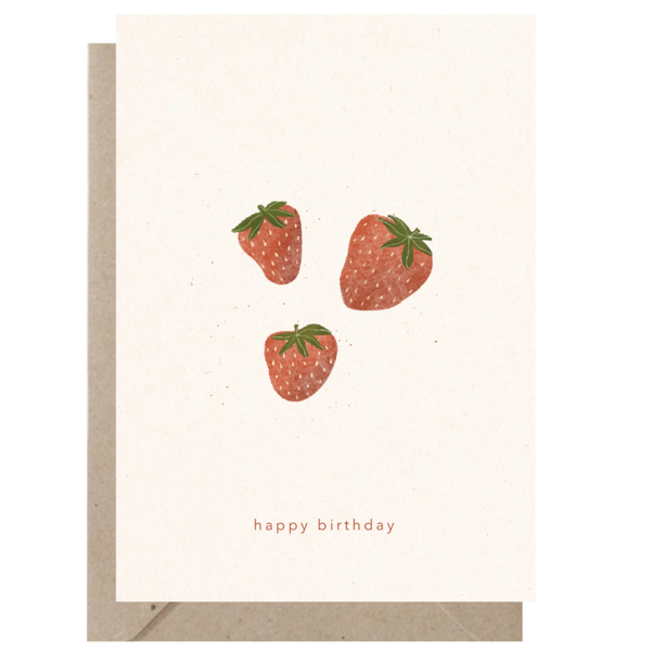 Ansichtkaart | Strawberries