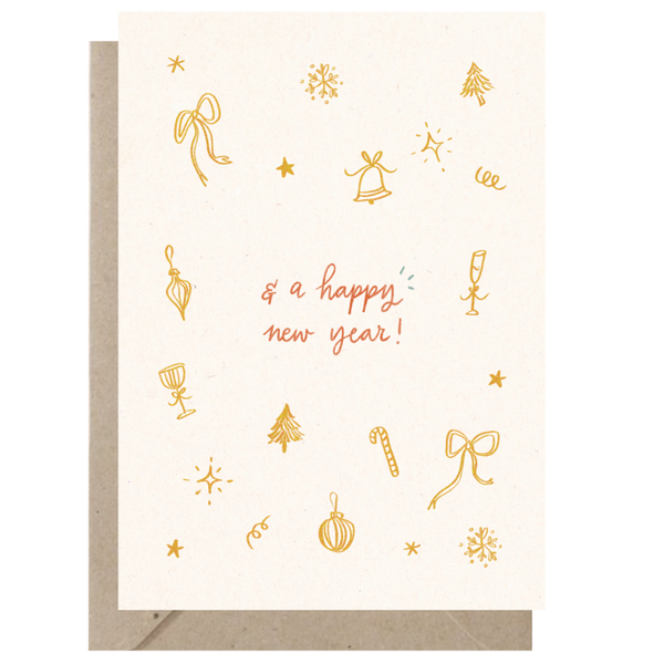 Ansichtkaart | & A Happy New Year