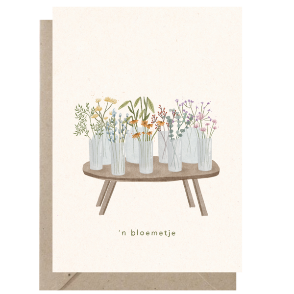 Ansichtkaart | 'n Bloemetje