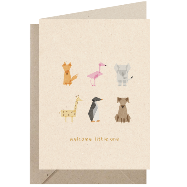 Gevouwen Kaart | Dieren