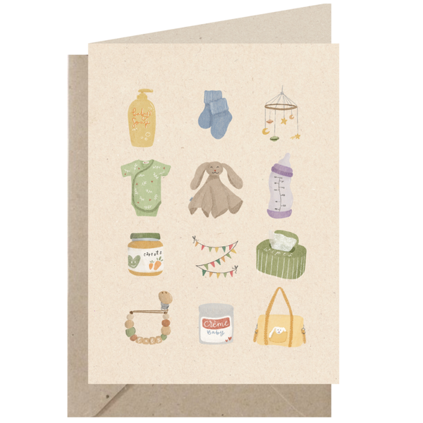 Gevouwen Kaart | Baby