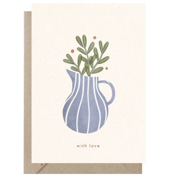 Ansichtkaart | With Love | B2B