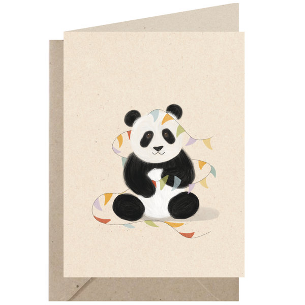 Gevouwen Kaart | Panda