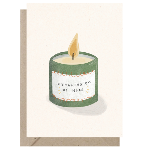 Ansichtkaart | Christmas in a Candle | B2B