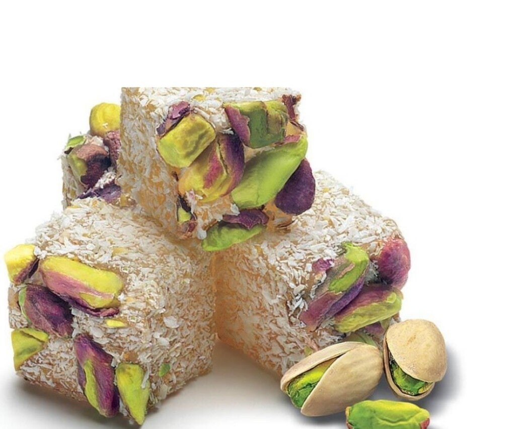 Fıstıklı çifte kavrulmuş lokum 500gr