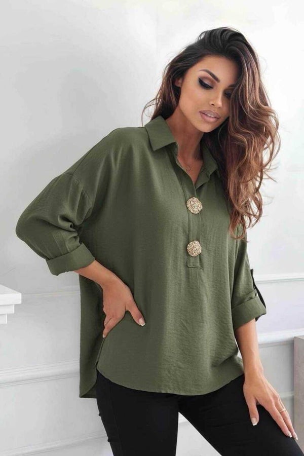 Tunique Salsa boutons dorés