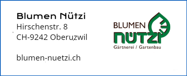 Blumen Nützi 9242 Oberuzwil