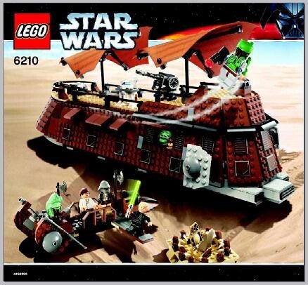 (Instructions) for Set 6210 Jabba's Sail Barge