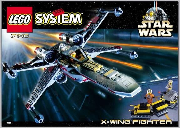 (Instructions) for Set 7140 X-wing Fighter