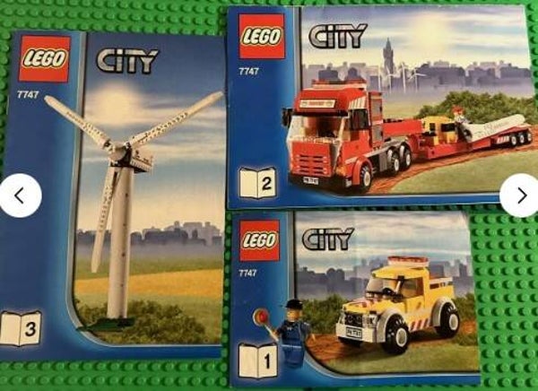 7747., City Windturbinen Transporter