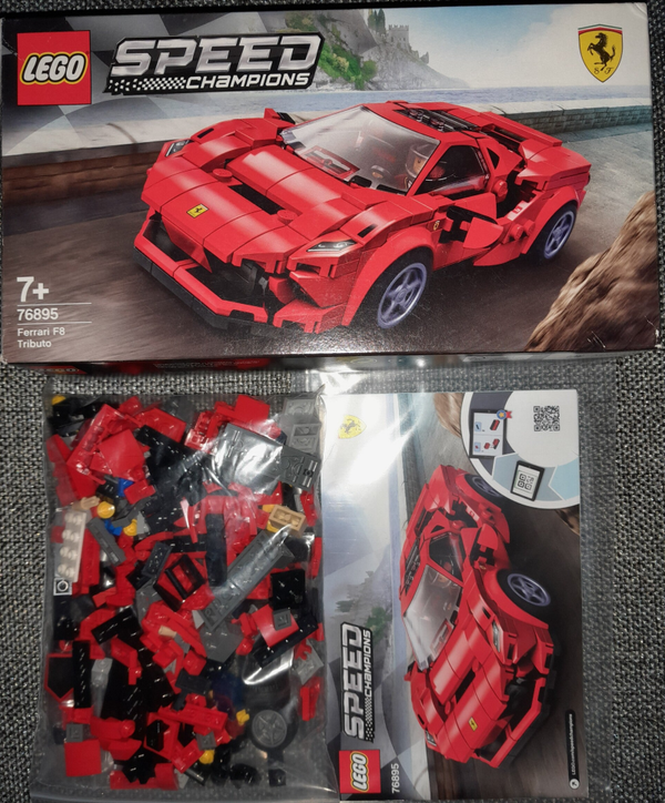 Lego 76895, Speed Champions, Ferrari F8